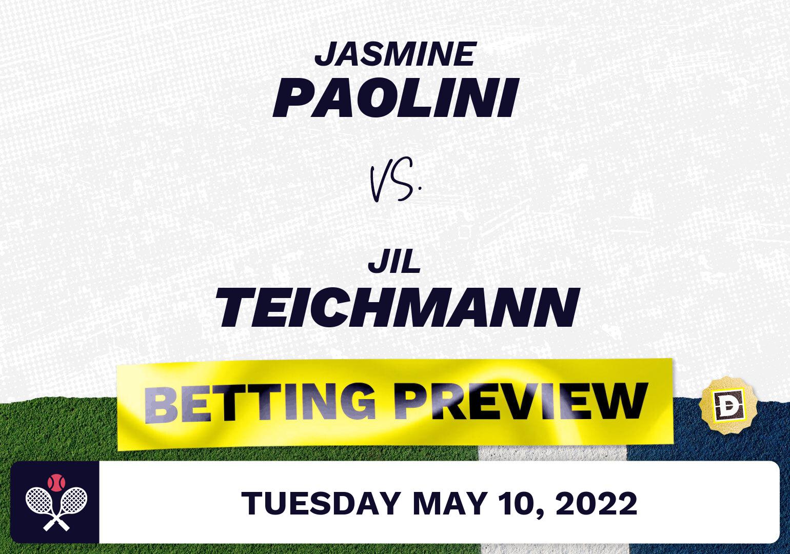 Jasmine Paolini vs. Jil Teichmann Predictions - May 10, 2022