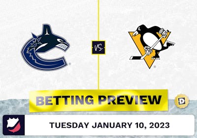 Canucks vs. Penguins Prediction and Odds - Jan 10, 2023