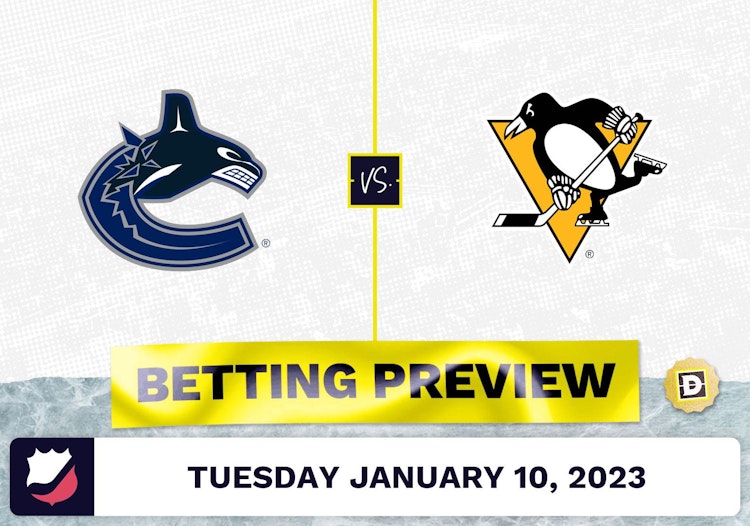 Canucks vs. Penguins Prediction and Odds - Jan 10, 2023