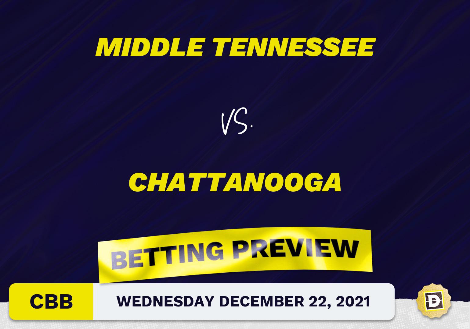 Middle Tennessee vs. Chattanooga CBB Predictions and Odds - Dec 22, 2021