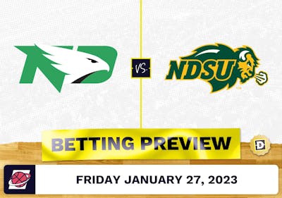 North Dakota vs. North Dakota State CBB Prediction and Odds - Jan 27, 2023