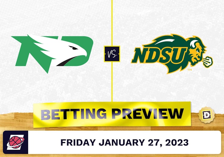 North Dakota vs. North Dakota State CBB Prediction and Odds - Jan 27, 2023