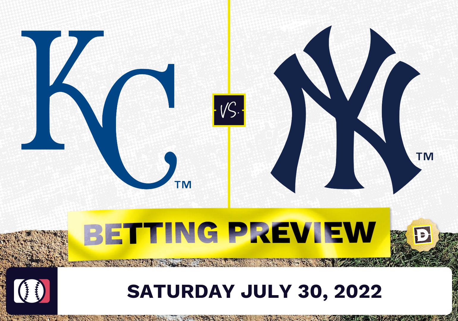 Royals vs. Yankees Prediction and Odds - Jul 30, 2022
