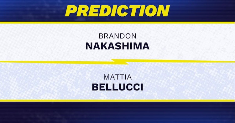 Brandon Nakashima vs Mattia Bellucci Tennis Prediction.