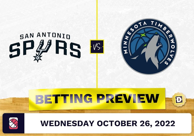 Spurs vs. Timberwolves Prediction and Odds - Oct 26, 2022