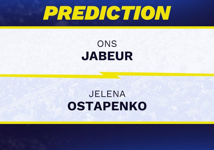 Ons Jabeur vs Jelena Ostapenko Tennis Prediction.