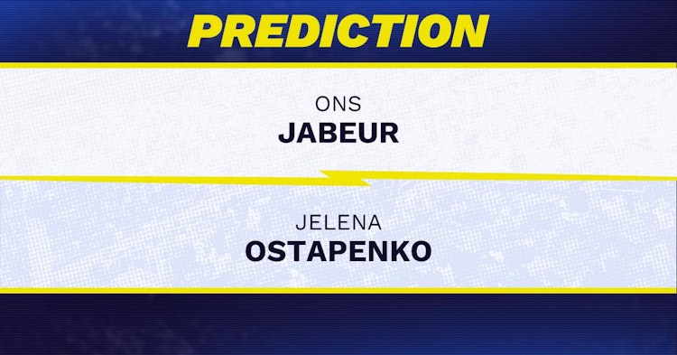 Ons Jabeur vs Jelena Ostapenko Tennis Prediction.