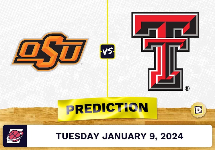 Oklahoma State vs. Texas Tech Prediction, Odds, College Basketball Picks  [1/9/2024]