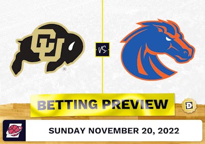 Colorado vs. Boise State CBB Prediction and Odds - Nov 20, 2022
