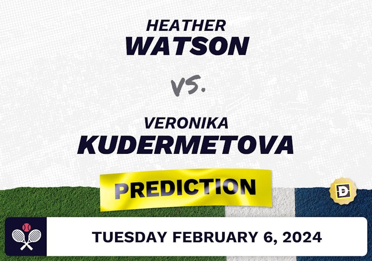 Heather Watson vs. Veronika Kudermetova Prediction, Odds, Picks for WTA Abu Dhabi 2024