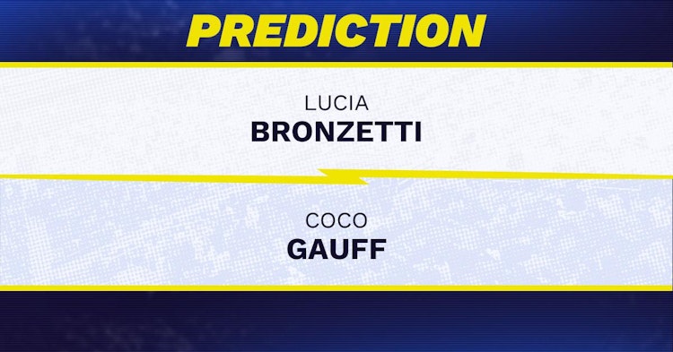 Lucia Bronzetti vs Coco Gauff Tennis Prediction.