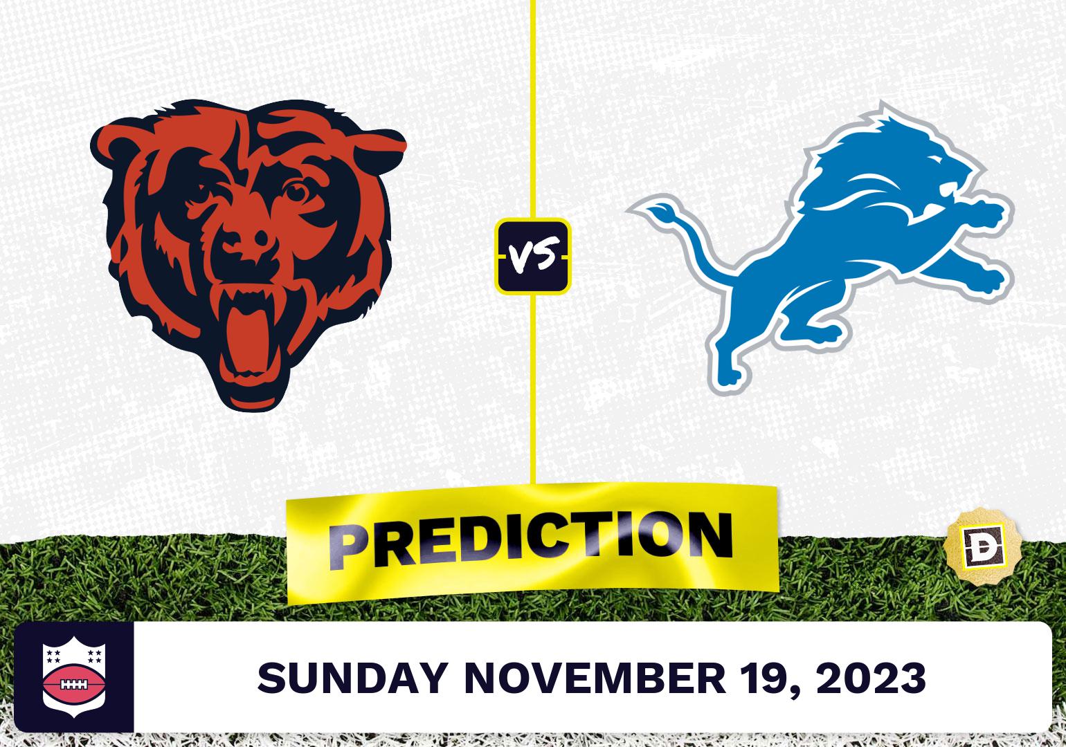 Bears Vs. Lions Prediction, Week 11 Odds, NFL Player Props [2023]