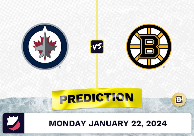 Winnipeg Jets vs. Boston Bruins Prediction, Odds, NHL Picks [1/22/2024]
