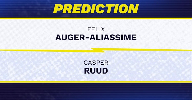 Felix Auger-Aliassime vs Casper Ruud Tennis Prediction.
