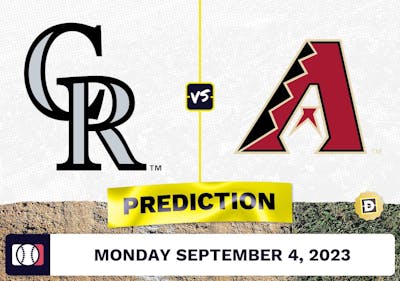 Rockies vs. Diamondbacks Prediction for MLB Monday [9/4/2023]