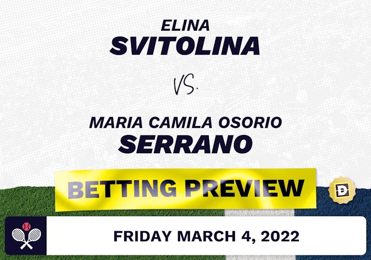 Elina Svitolina vs. Maria Camila Osorio Serrano Predictions - Mar 4, 2022