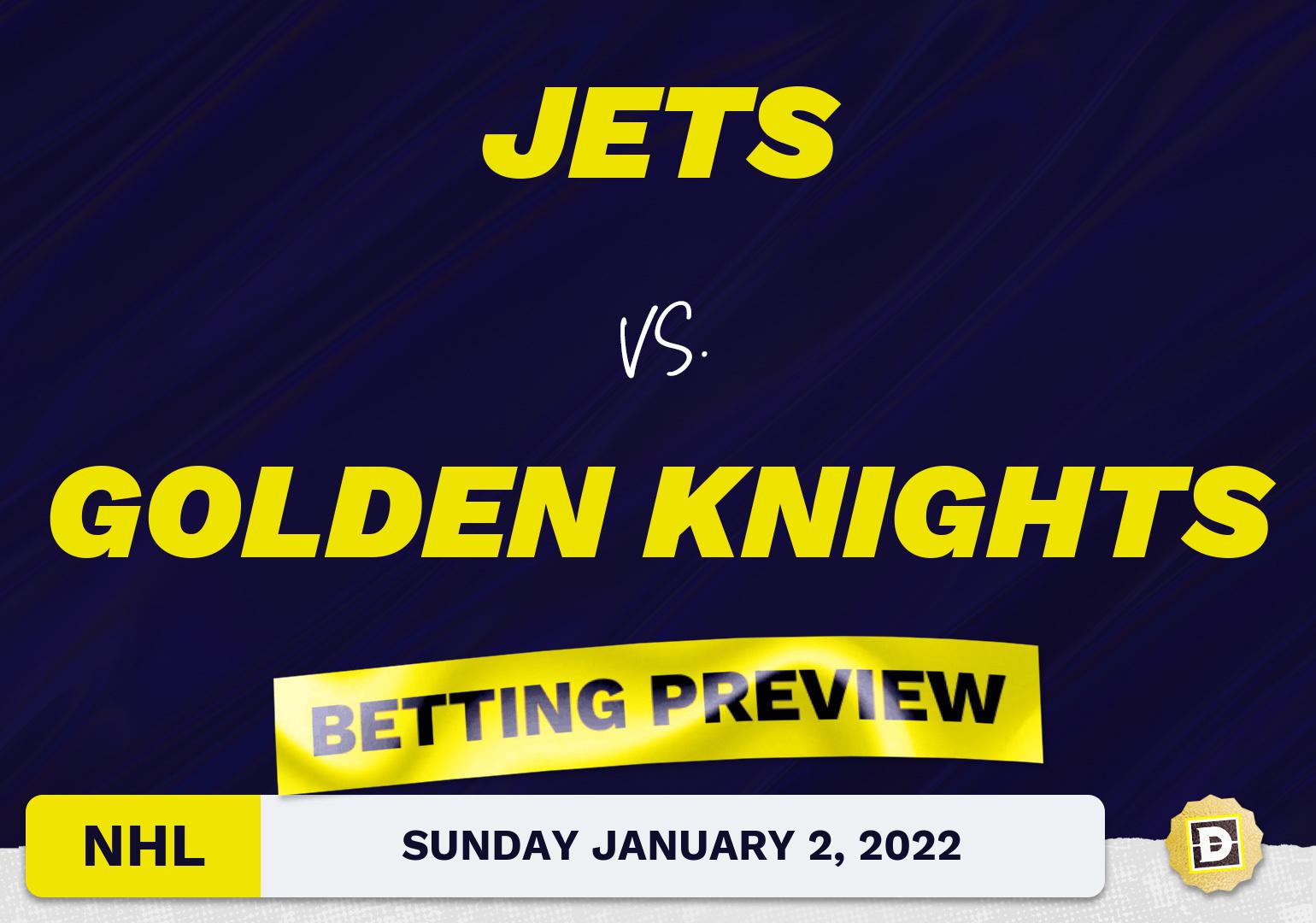 Jets vs. Golden Knights Predictions and Odds - Jan 2, 2022