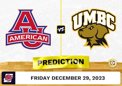 American University vs. UMBC Prediction, Odds, College Basketball Picks  [12/29/2023]