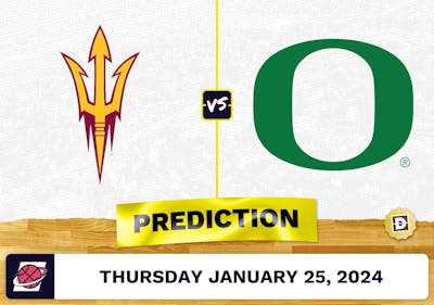 Arizona State vs. Oregon Prediction, Odds, College Basketball Picks [1/25/2024]