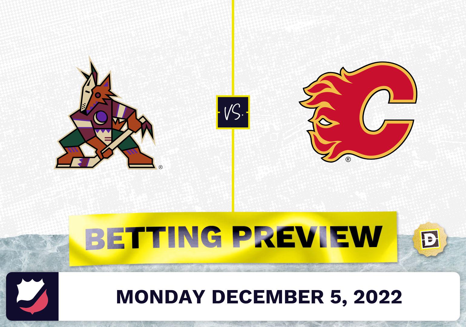 Coyotes vs. Flames Prediction and Odds - Dec 5, 2022