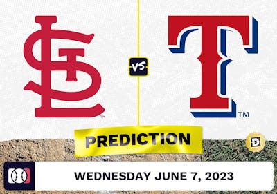 Cardinals vs. Rangers Prediction for MLB Wednesday [6/7/2023]