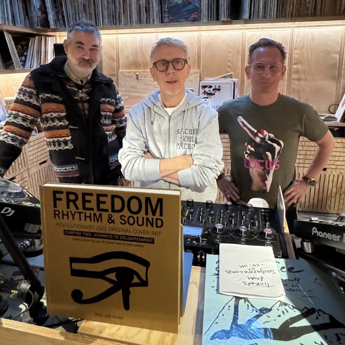 Gilles Peterson w/ Maurice Bernstein & Stuart Baker