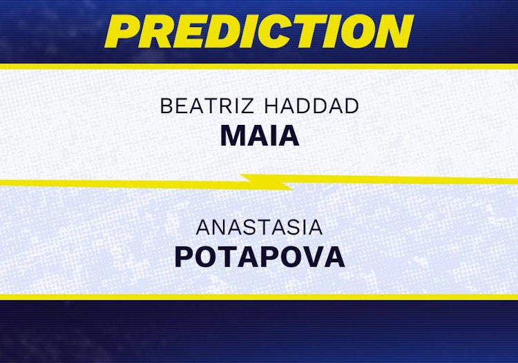 Beatriz Haddad Maia vs Anastasia Potapova Tennis Prediction.