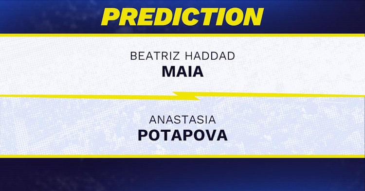 Beatriz Haddad Maia vs Anastasia Potapova Tennis Prediction.