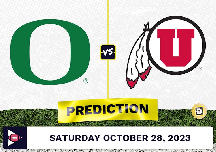 Oregon vs. Utah CFB Prediction and Odds - October 28, 2023