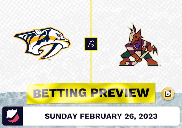 Predators vs. Coyotes Prediction and Odds - Feb 26, 2023