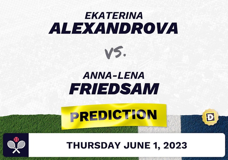 Ekaterina Alexandrova vs. Anna-Lena Friedsam Prediction - French Open 2023