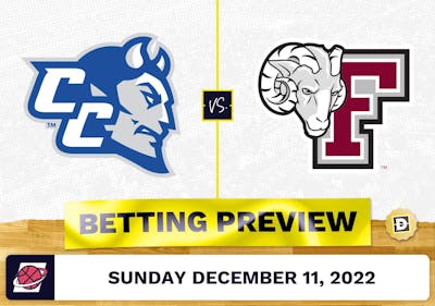 Central Connecticut State vs. Fordham CBB Prediction and Odds - Dec 11, 2022