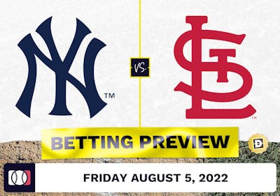 Yankees vs. Cardinals Prediction and Odds - Aug 5, 2022