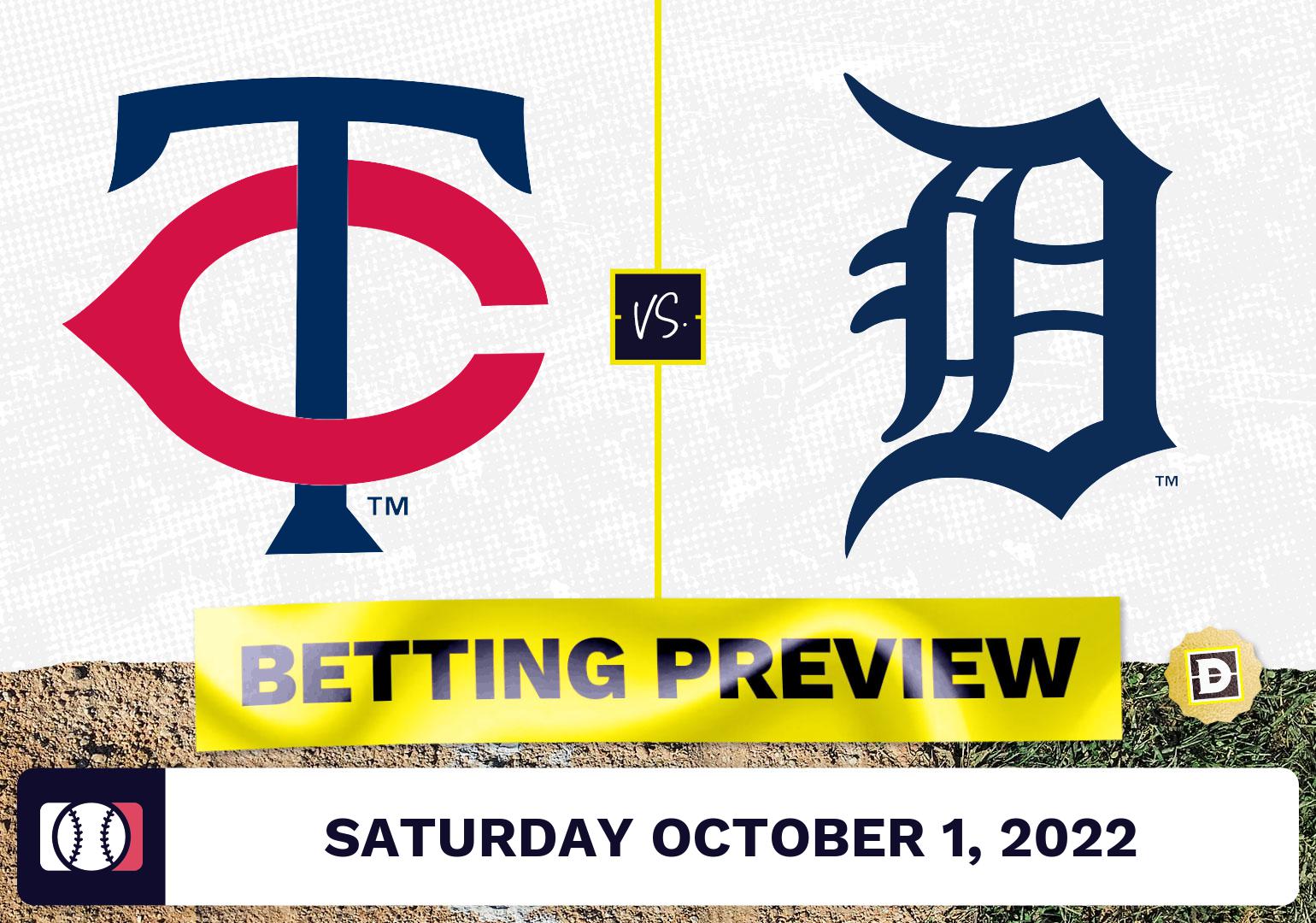 Twins vs. Tigers Prediction and Odds - Oct 1, 2022