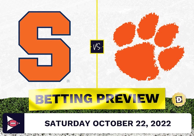 Syracuse vs. Clemson CFB Prediction and Odds - Oct 22, 2022