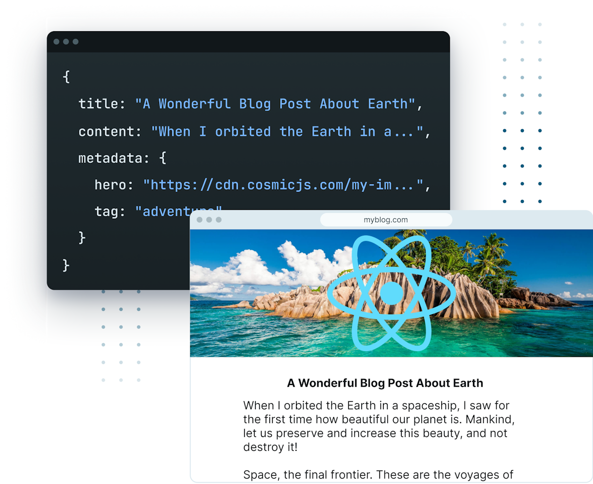 React CMS Cosmic React CMS Cosmic