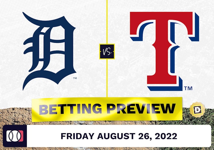 Tigers vs. Rangers Prediction and Odds - Aug 26, 2022