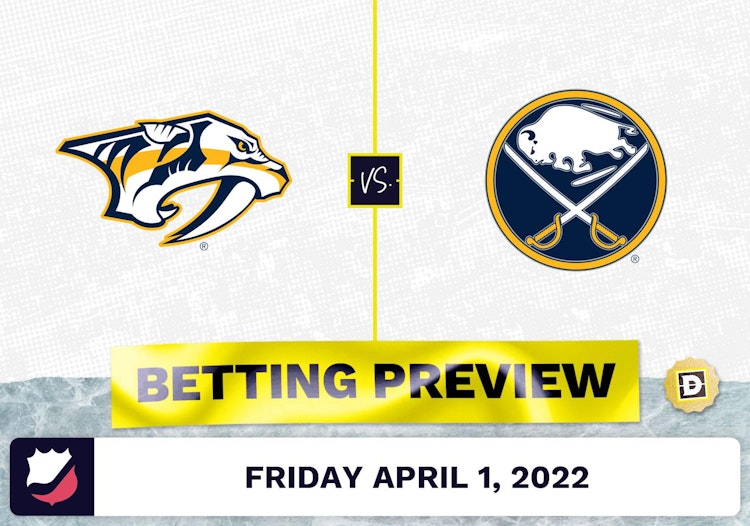 Predators vs. Sabres Prediction and Odds - Apr 1, 2022