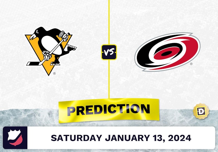 Pittsburgh Penguins vs. Carolina Hurricanes Prediction, Odds, NHL Picks [1/13/2024]