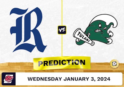 Rice vs. Tulane Prediction, Odds, College Basketball Picks  [1/3/2024]