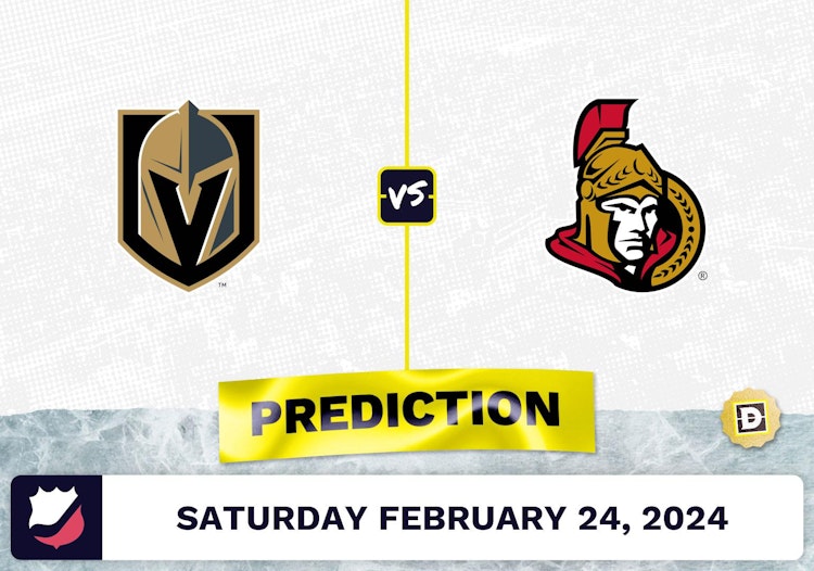 Vegas Golden Knights vs. Ottawa Senators Prediction, Odds, NHL Picks [2/24/2024]