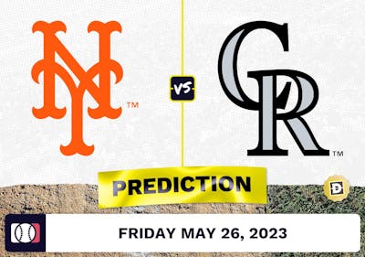 Mets vs. Rockies Prediction for MLB Friday [5/26/2023]