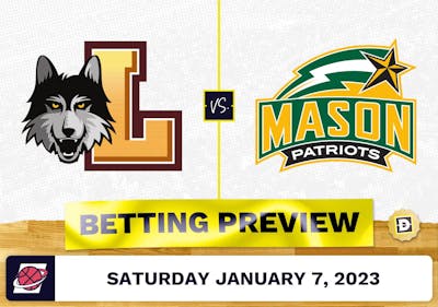 Loyola Chicago vs. George Mason CBB Prediction and Odds - Jan 7, 2023