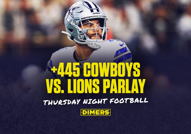 NFL parlay picks for Thursday Night Football betting between Cowboys and Lions