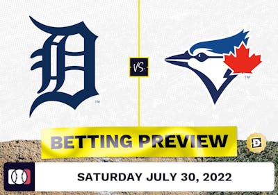 Tigers vs. Blue Jays Prediction and Odds - Jul 30, 2022