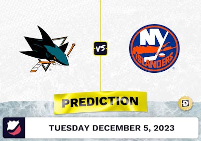 San Jose Sharks vs. NY Islanders Prediction and Odds - December 5, 2023