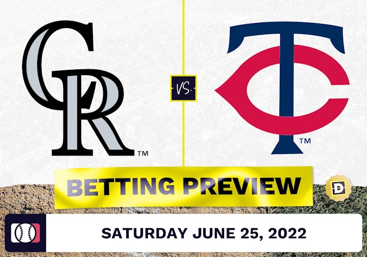 Rockies vs. Twins Prediction and Odds - Jun 25, 2022