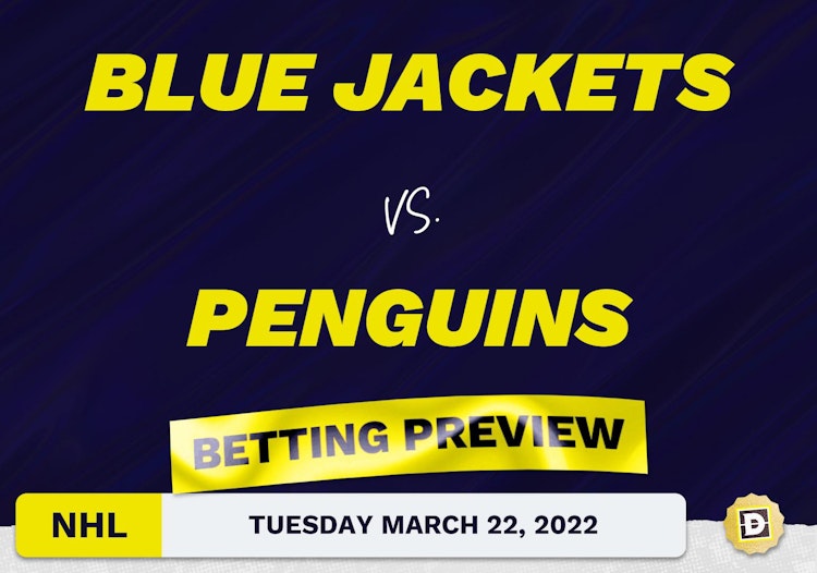 Blue Jackets vs. Penguins Predictions and Odds - Mar 22, 2022