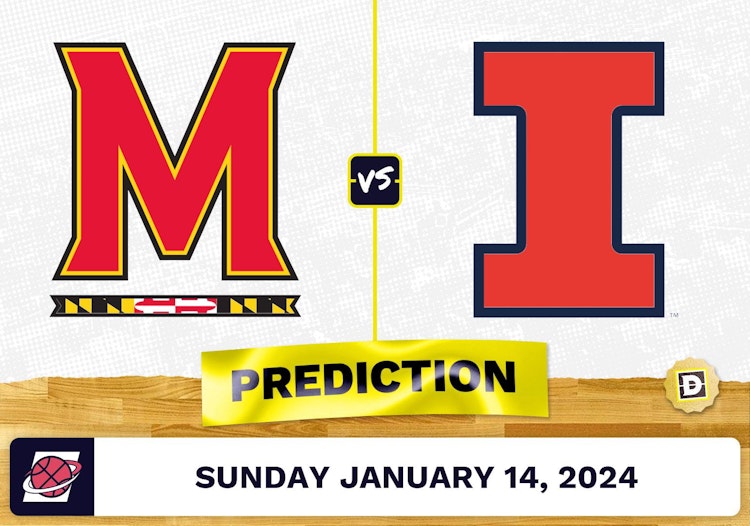 Maryland vs. Illinois Prediction, Odds, College Basketball Picks [1/14/2024]