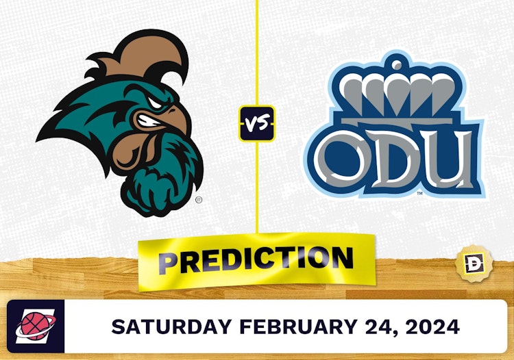 Coastal Carolina vs. Old Dominion Prediction, Odds, College Basketball Picks [2/24/2024]